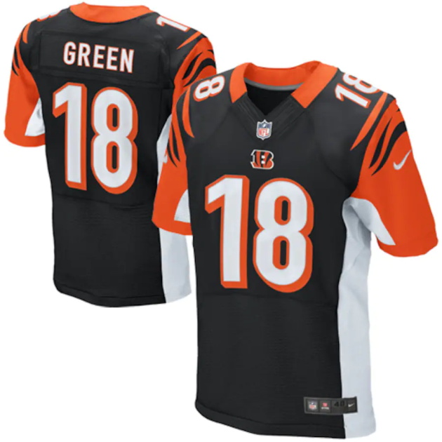 mens cincinnati bengals aj green nike black elite jersey